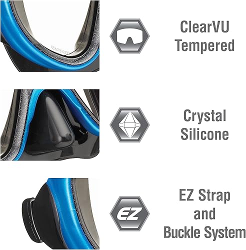 Miniatura 2 de TUSA Sport Combo de máscara espléndida y esnórquel para adultos