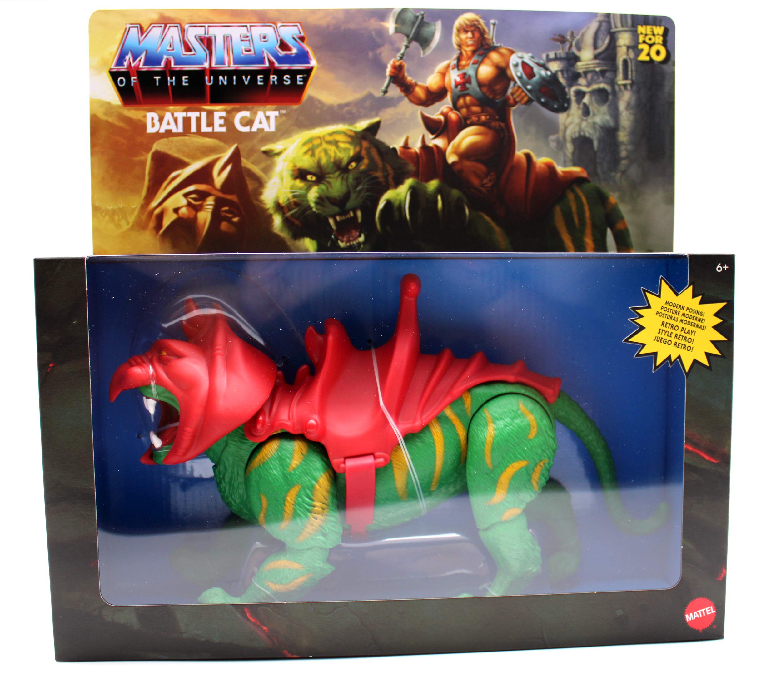 Masters of the Universe Origins New for 20 Inch Battle Cat - Modern Design! Retro Game!