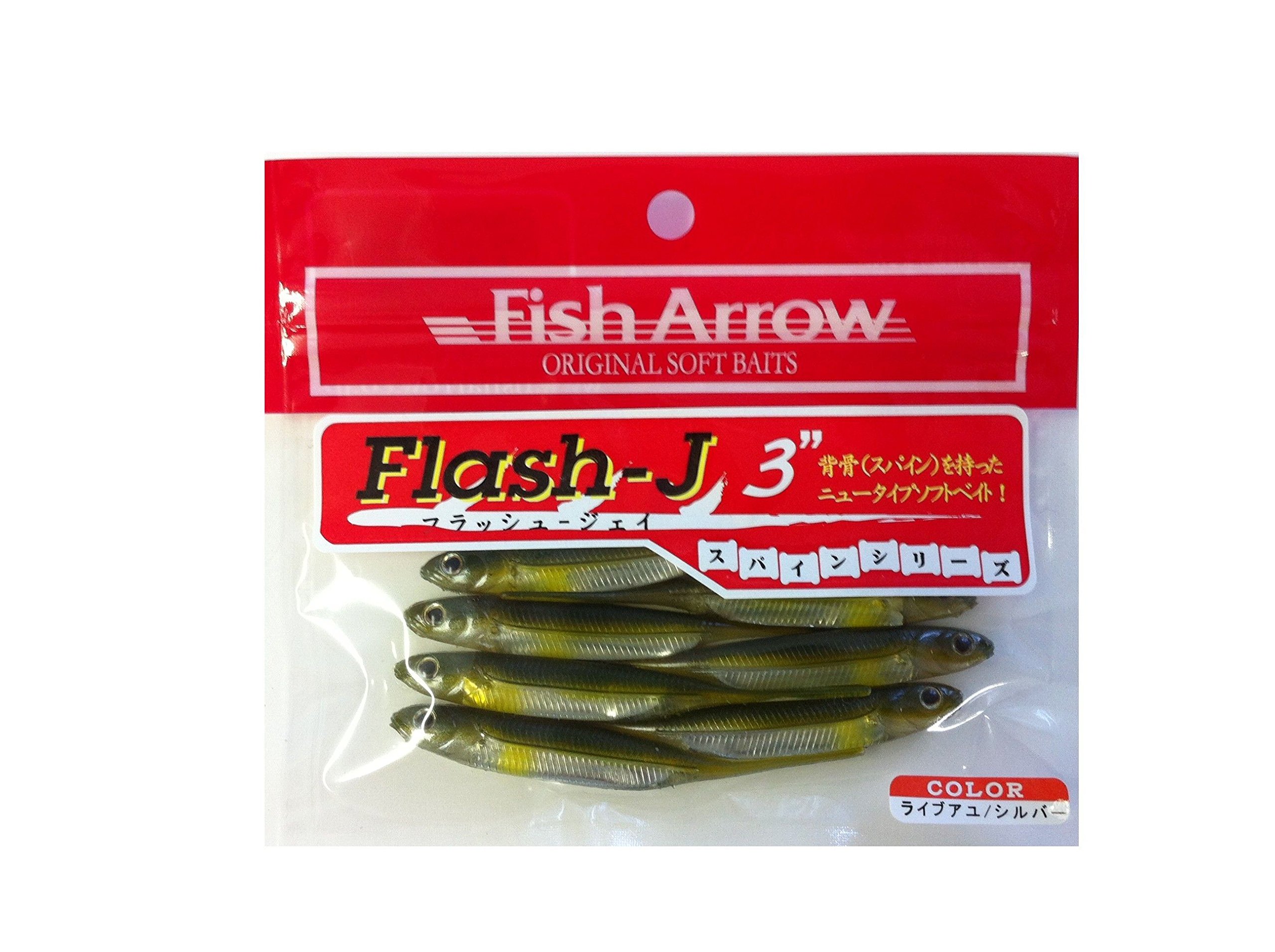 Fish Arrow Flash-J 3" (7 Adet/paket) #22 Live ayu/silver Olta