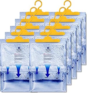 Dry & Dry 10 Packs [Net 7 Oz/Pack] Moisture Absorbers Dehumidifiers for Home Dehumidifier for Basement Dehumidifiers for Bedroom Small Dehumidifiers - Dehumidifiers Moisture Absorbers
