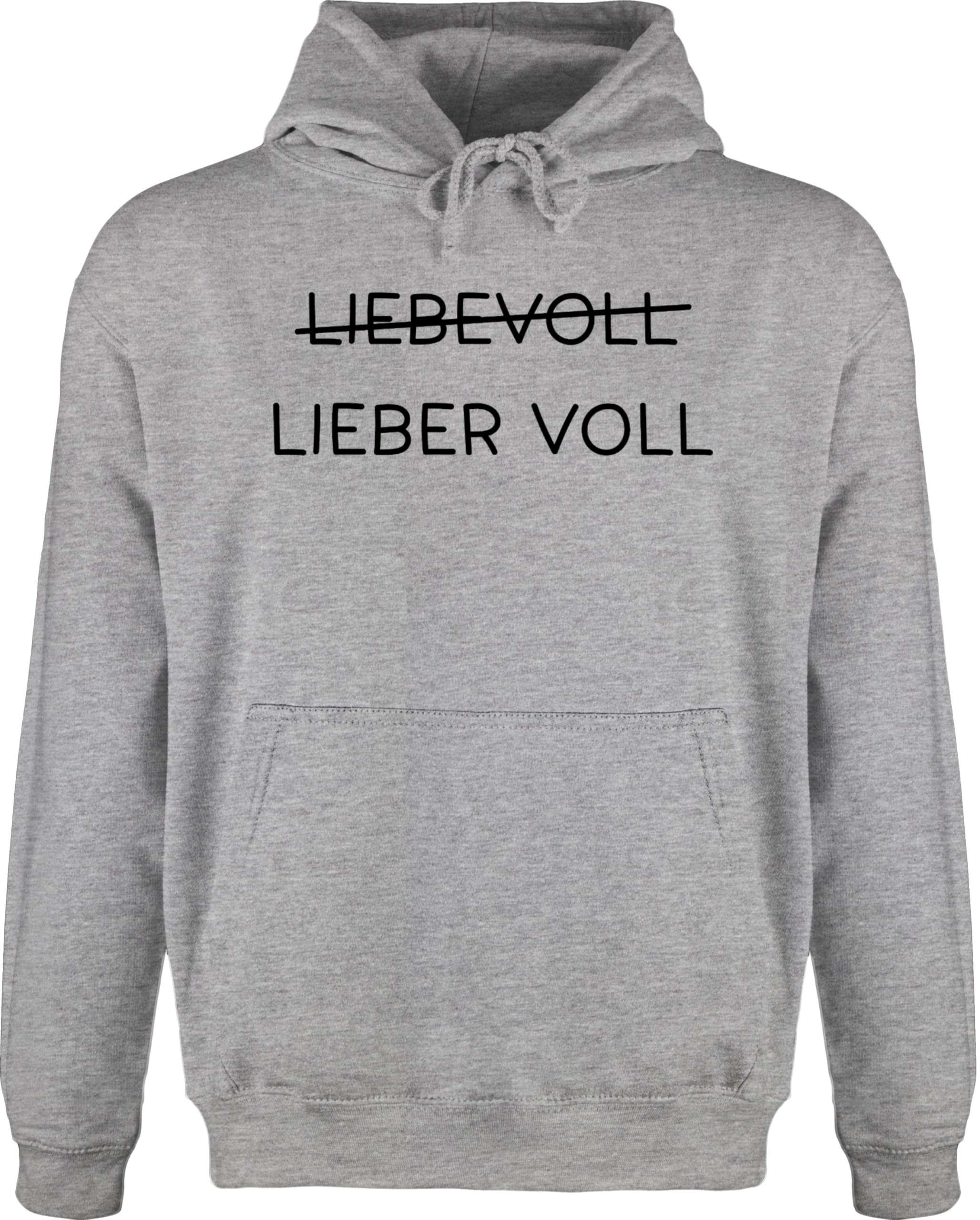 Shirtracer - Hoodie Herren Pullover Männer - & - Liebevoll Lieber voll Mallorca Party Outfit JGA Accessoires Junggesellenabschied Outfit Malle Accessories Festival Accessoires Alkohol I