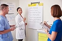 Vista 15 de Post-it Rotafolios Superadhesivos para Caballete, 25 x 30 Pulgadas, 30 Hojas/Rotafolio, 6 Rotafolios, Papel Premium Blanco Autoadhesivo de Alta