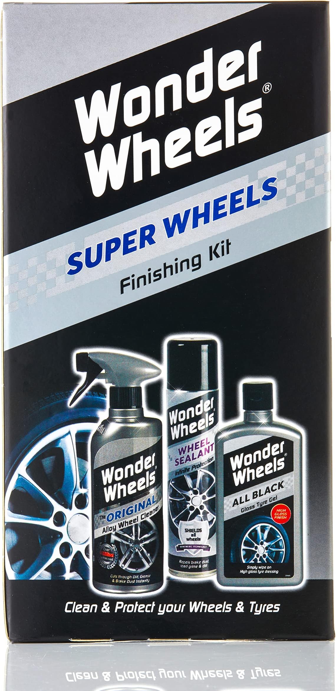 Wonder Wheels Wheel & Tyre Cleaning Gift Pack - 15 Times AutoExpress Winner
