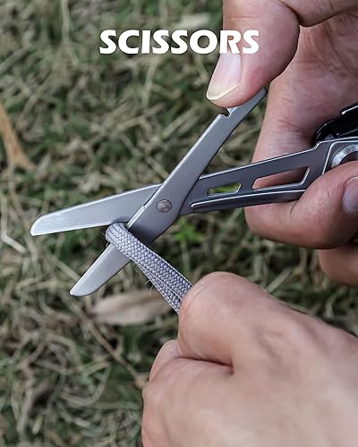 Miniatura 8 de RUSH DEER Multiherramienta 18 en 1 herramientas esenciales de supervivencia y alicates multiherramientas, regalo para hombres, kit de herramientas