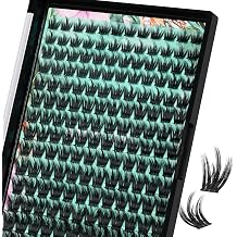 Lash Clusters Wet Look 168Pcs Eyelash Cluster Ultra-Thin Lash Band Eyelashes Extensions Spiky Anime Wide Span LashesOrchid,D-Mix10-18mm