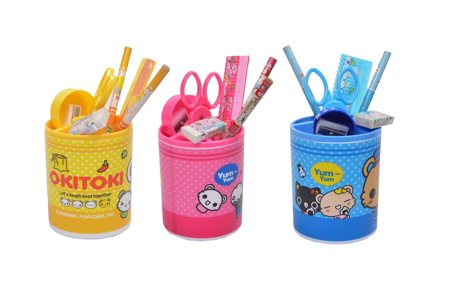 Perpetual Bliss (Pack of 3) Fancy Pen Holder Gift Set with Stationary