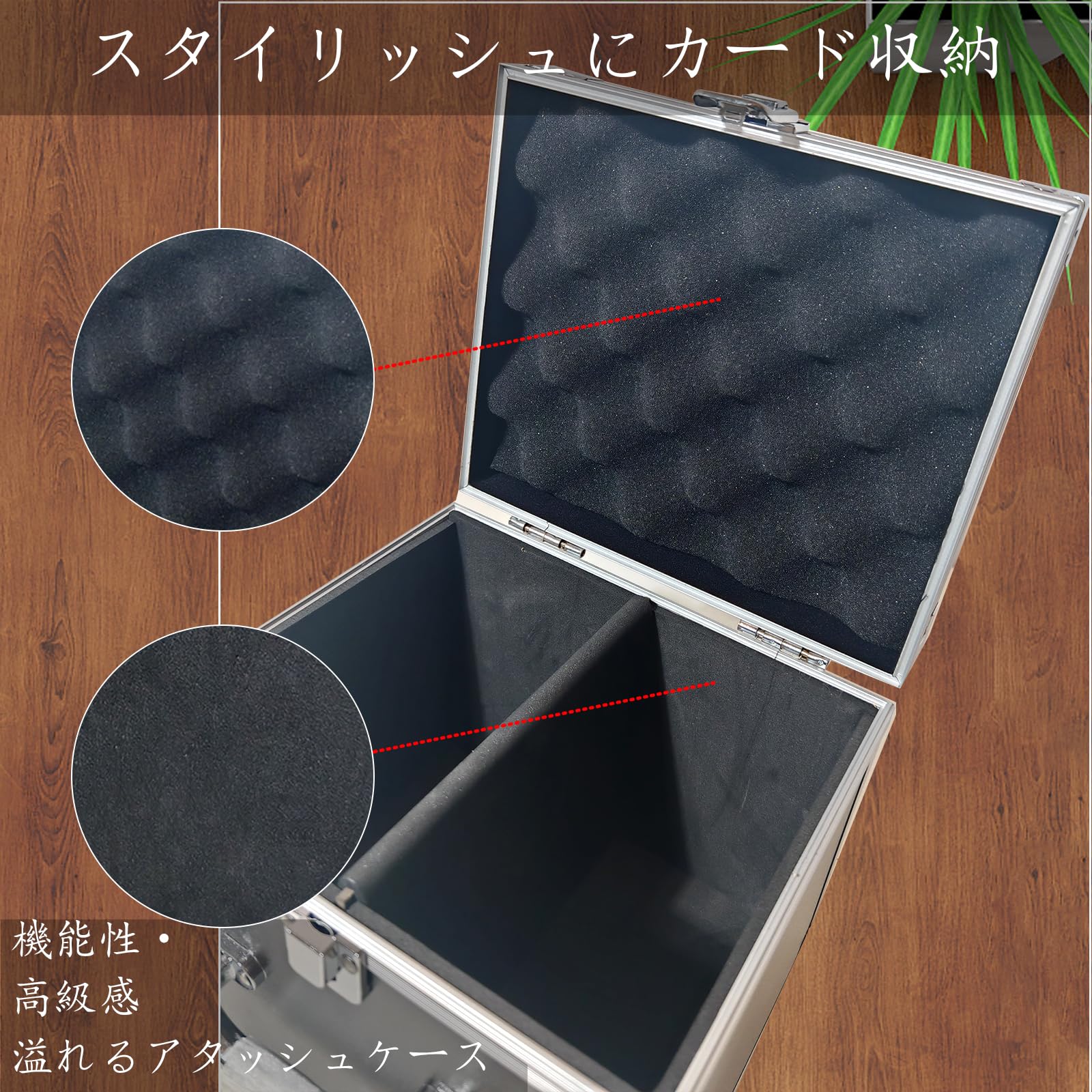 Amazon.co.jp: Cosrogo PSA アタッシュケース 大容量アルミ製カード