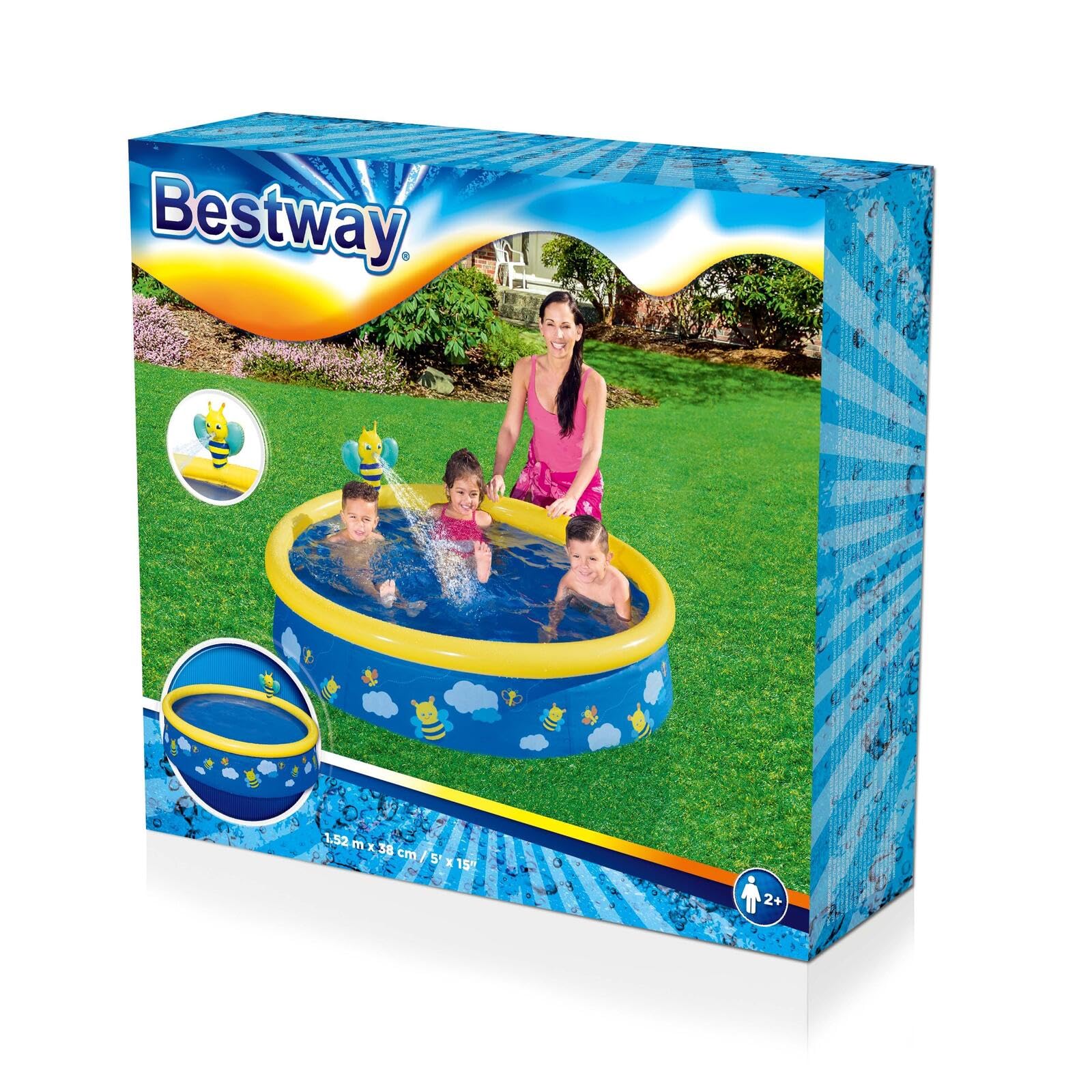 Bestway 57326 Outdoor Swimming Pool Fast Spray Set 152 x 38 cm