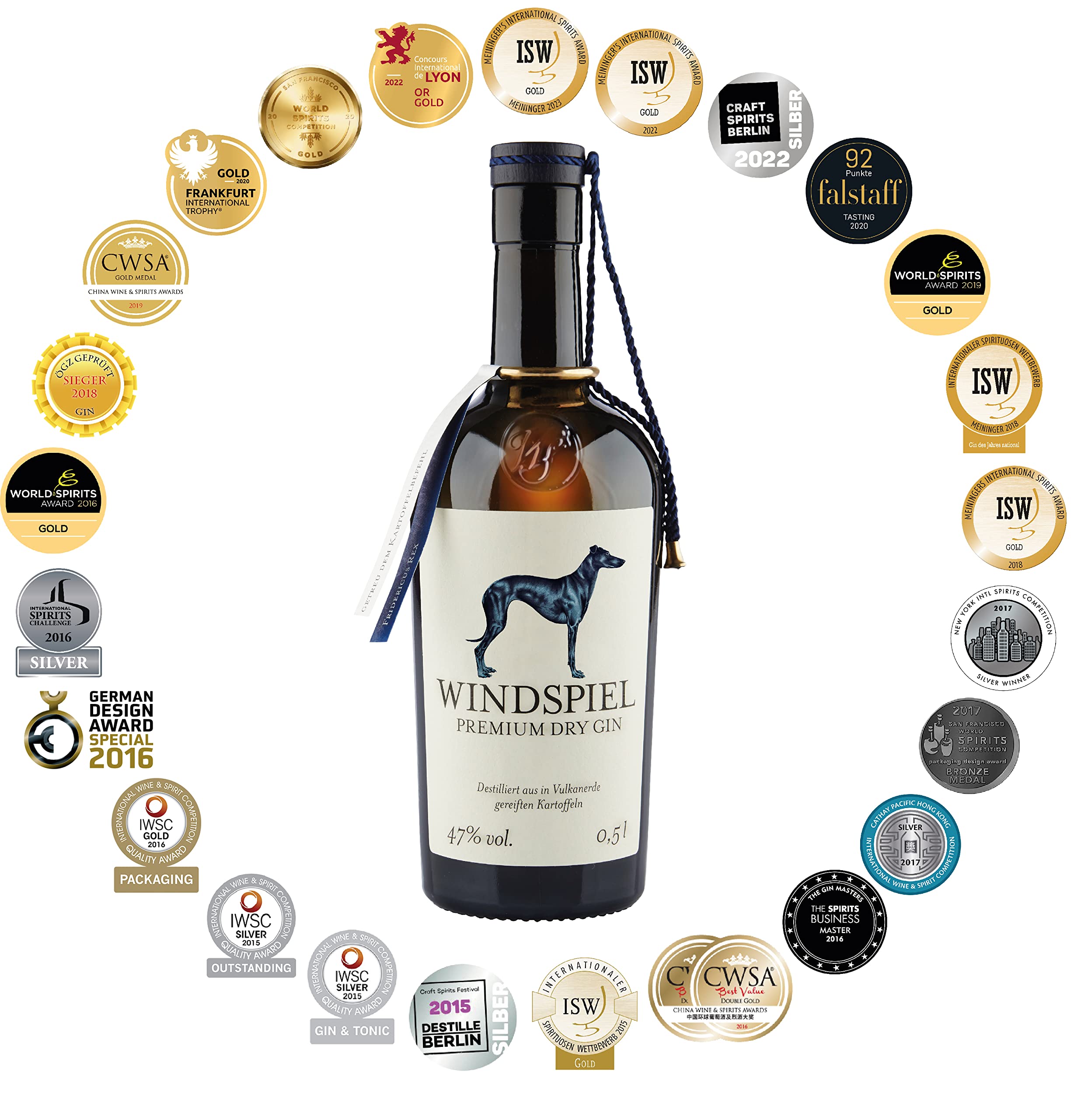 Windspiel Windspiel Premium Gin Secco - ,500 ml