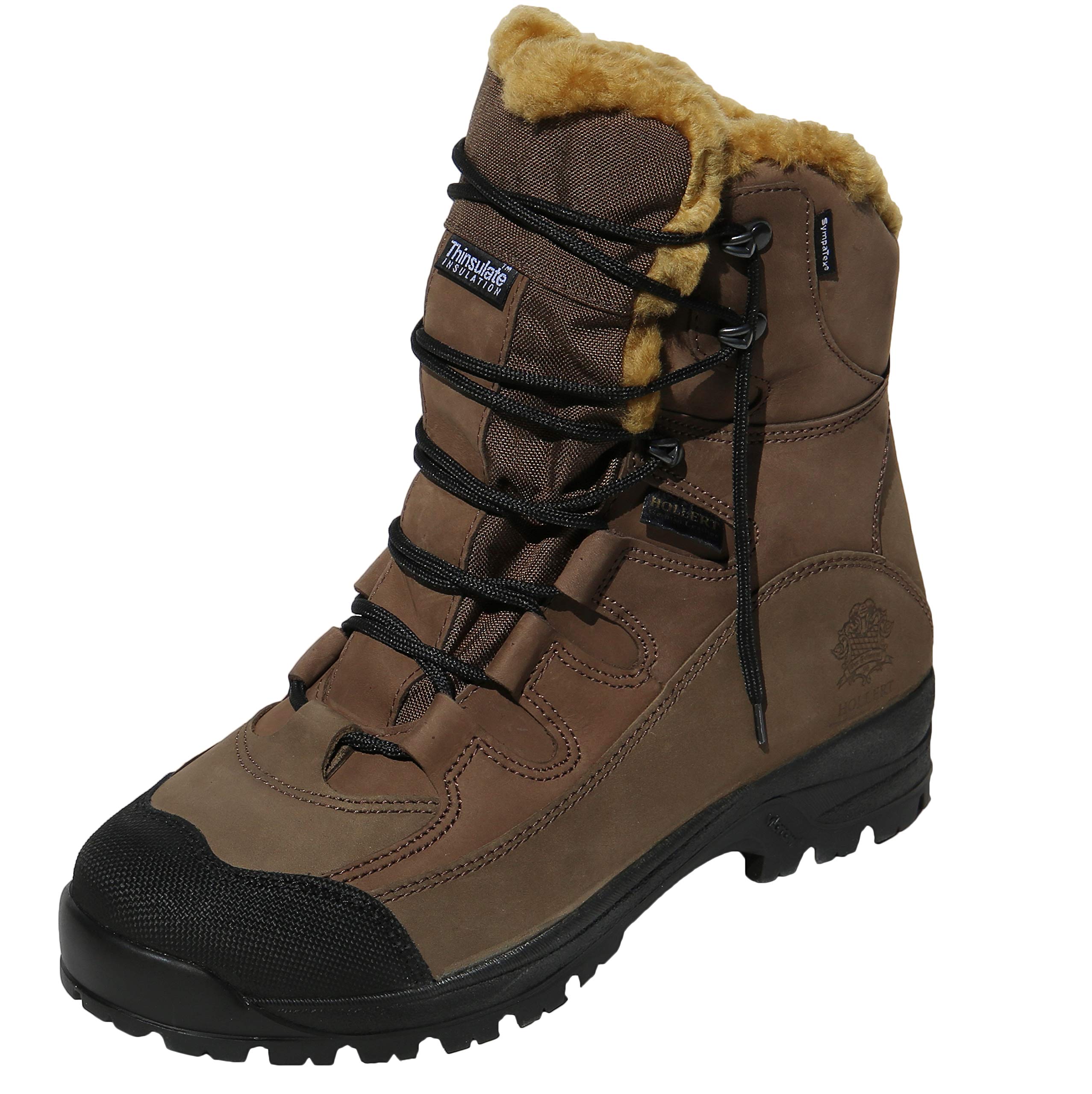 Hollert Unisex Straßenschuhe Boots Rudi Winterschuhe Wander Stiefel Trekkingschuhe Merino Lammfell