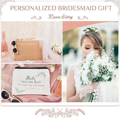 Miniatura 3 de Flycalf Bolsas de mano de boda personalizadas, regalos para dama de honor, verano, playa, niñas, viaje, despedida de soltera, reutilizable, bolsa de