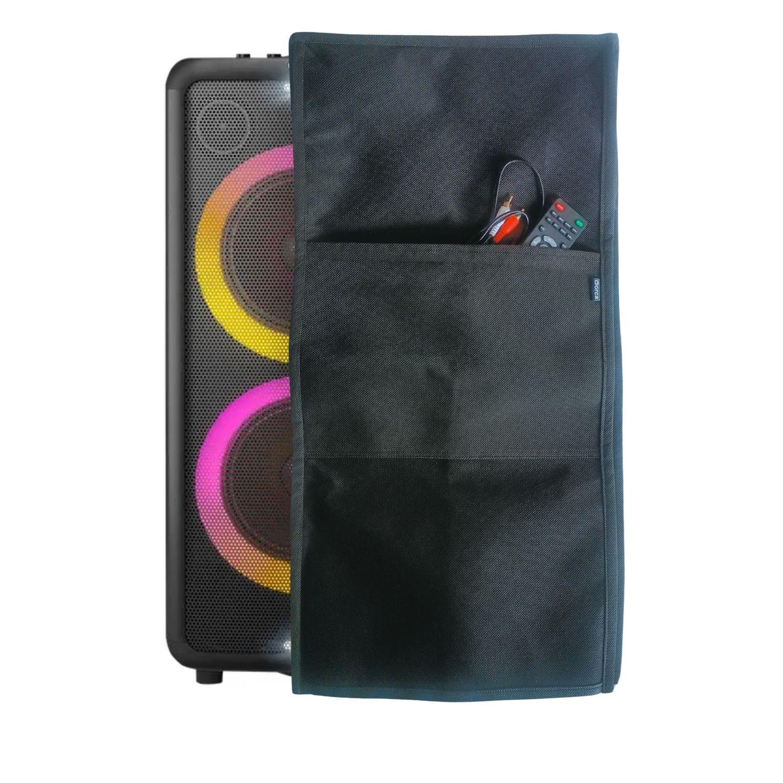 Dorca® Speaker Dust Cover Compatible for PhilipsTAX5206 160W Bluetooth Party Speaker - Black-image-35