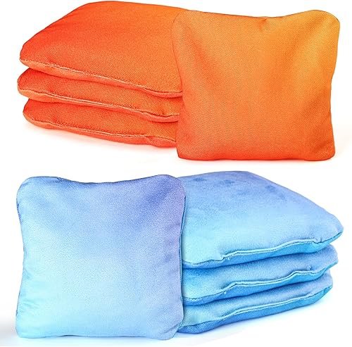 Bolsas de Cornhole, bolsas de doble cara con lado pegajoso y liso, incluye bolsa de transporte