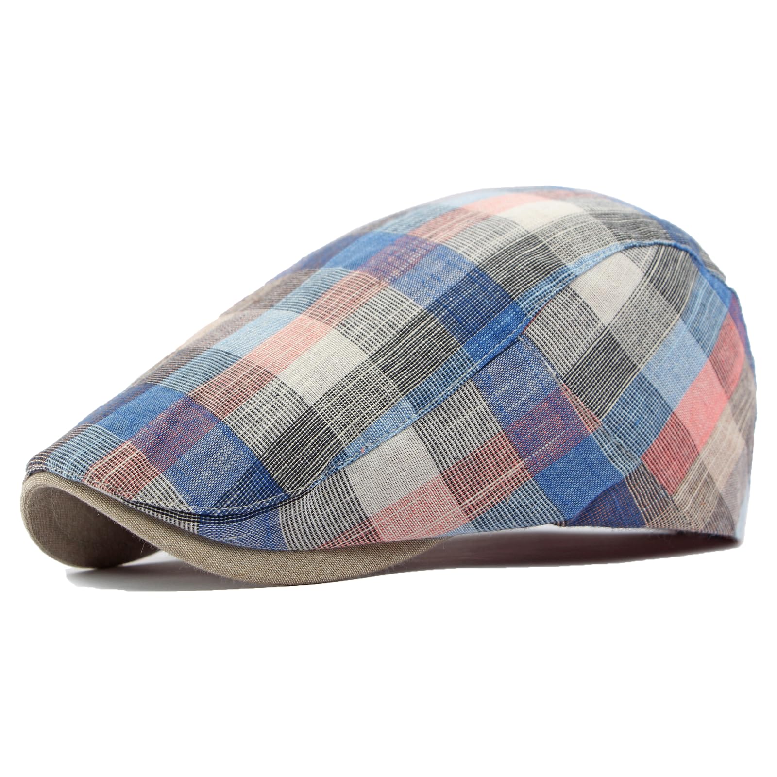  YAMEE Damen Klassischer Vintage Plaid Barett Bequemer Atmungsaktiver Sonnenhut
| YAMEE Damen Newsboy Flatcap Unisex Out
