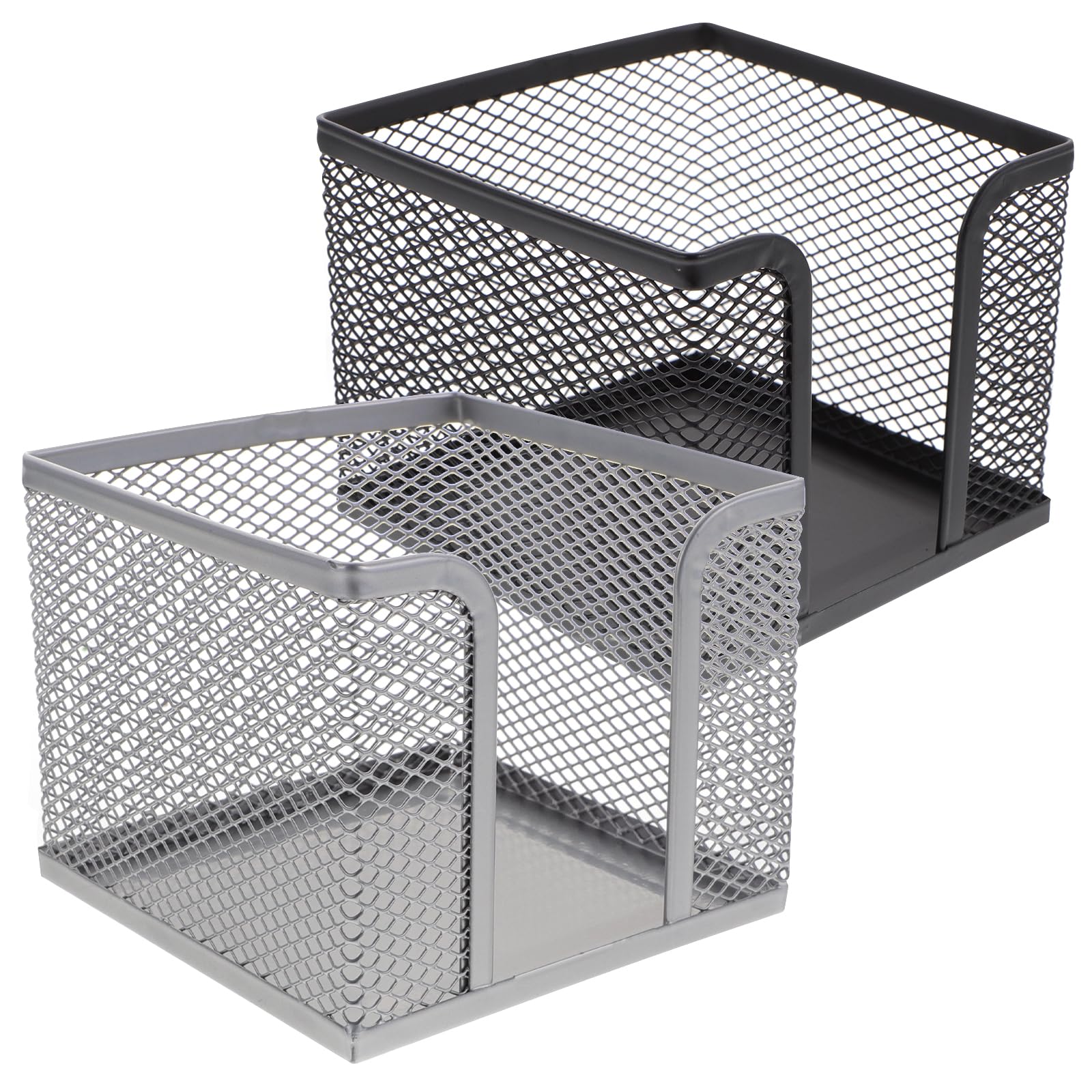 Amazon.com : 2Pcs Mesh Memo Holders Note Paper Holders Desktop Paper ...