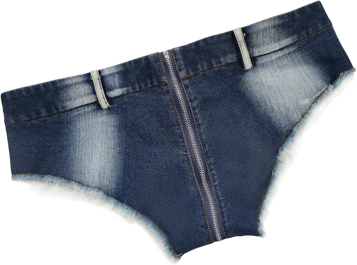 Women's Mini Denim Shorts Low Rise Stretch Jeans Shorts Sexy Hot Pants - Image 5