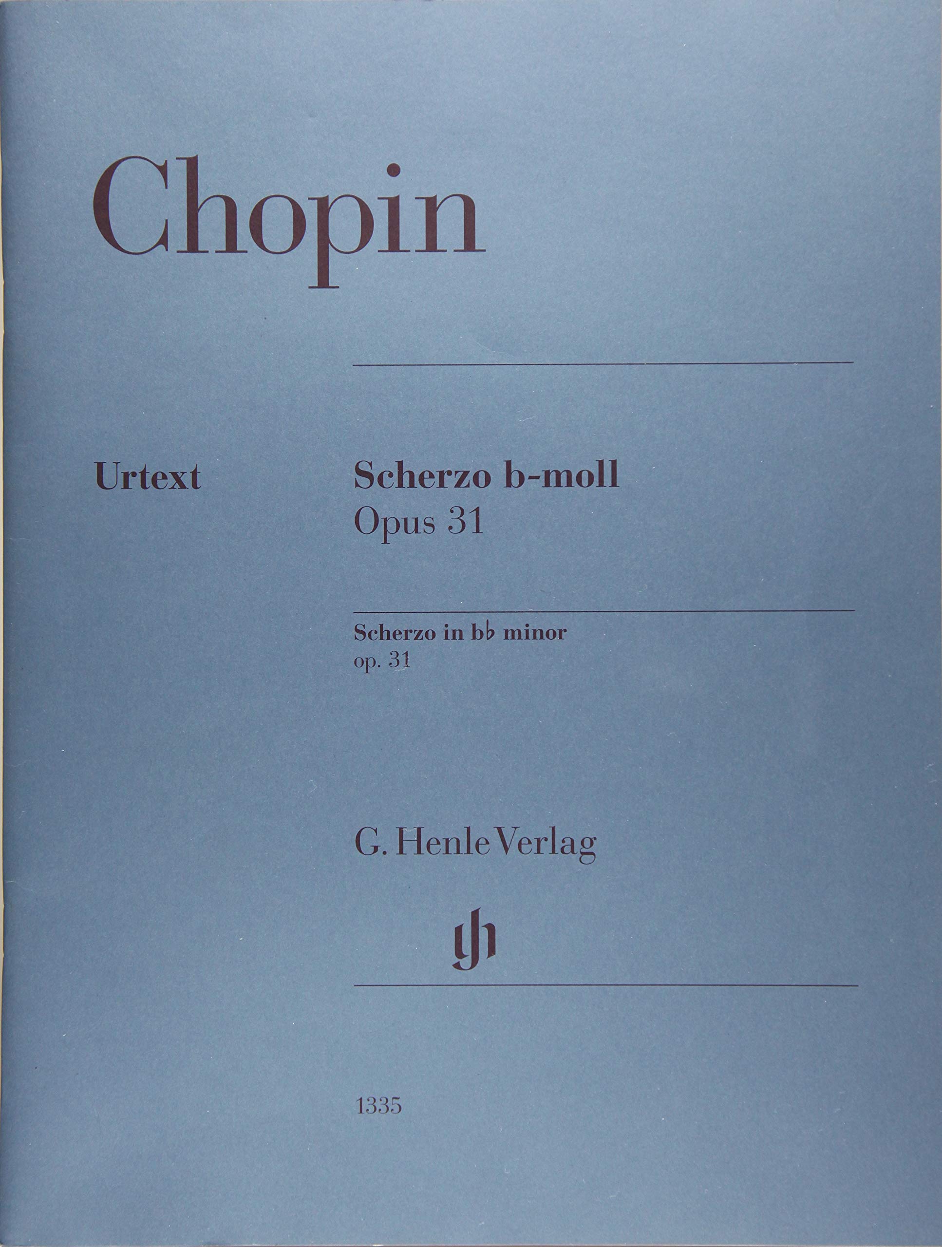 Scherzo Nr. 2 b-moll op. 31, Urtext: Klavier zu zwei Händen;Tasteninstrumente;revidierte Einzelausgabe aus HN 279;
