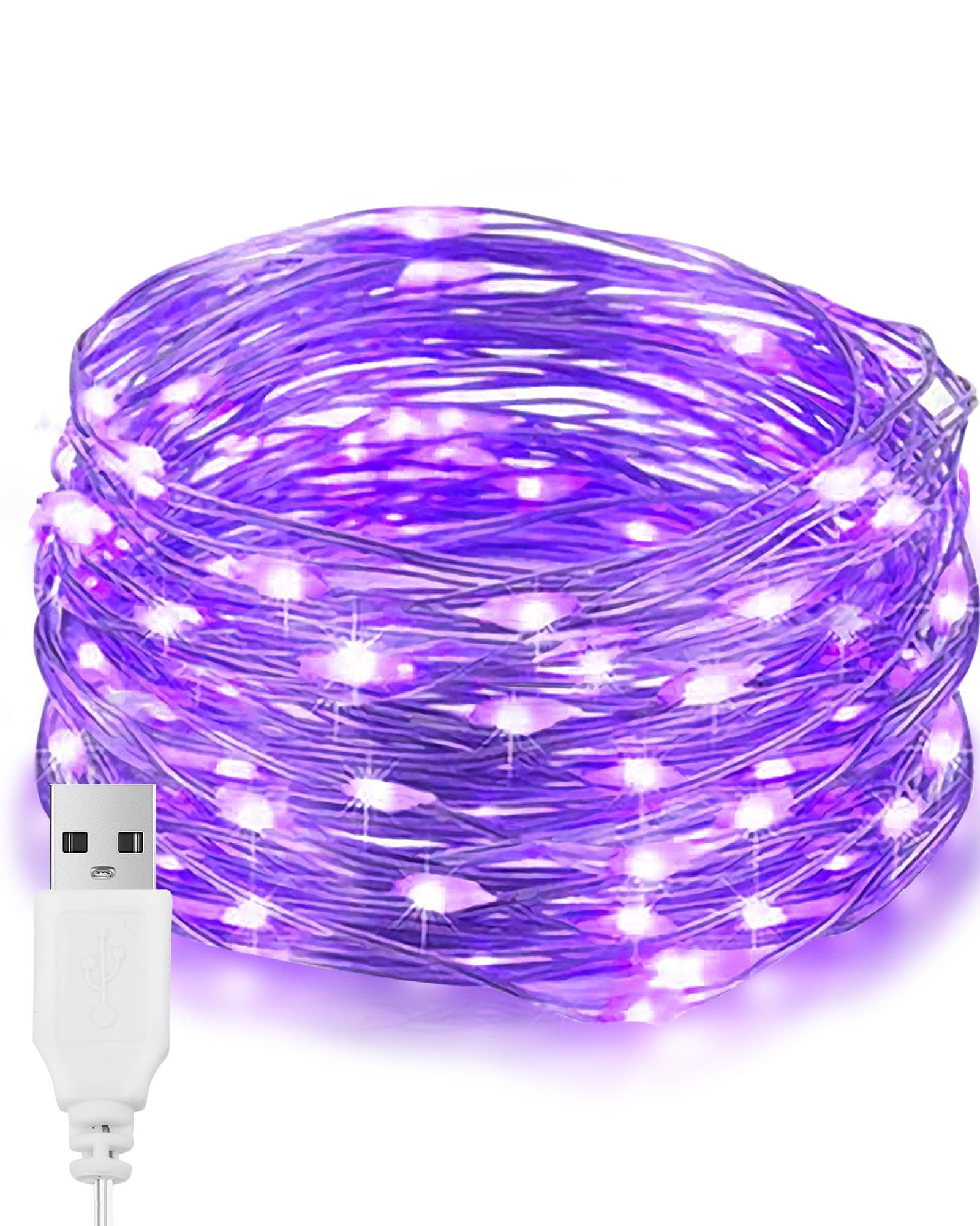 Guirnalda de luces LED decorativa de Halloween — 33 ft/10 m