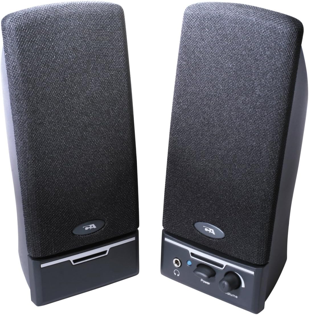 CYBER  ACOUSTICS "CA-2014RB" 2.0 Speaker System - 4 W RMS - 85 Hz to 18 kHz-BLK