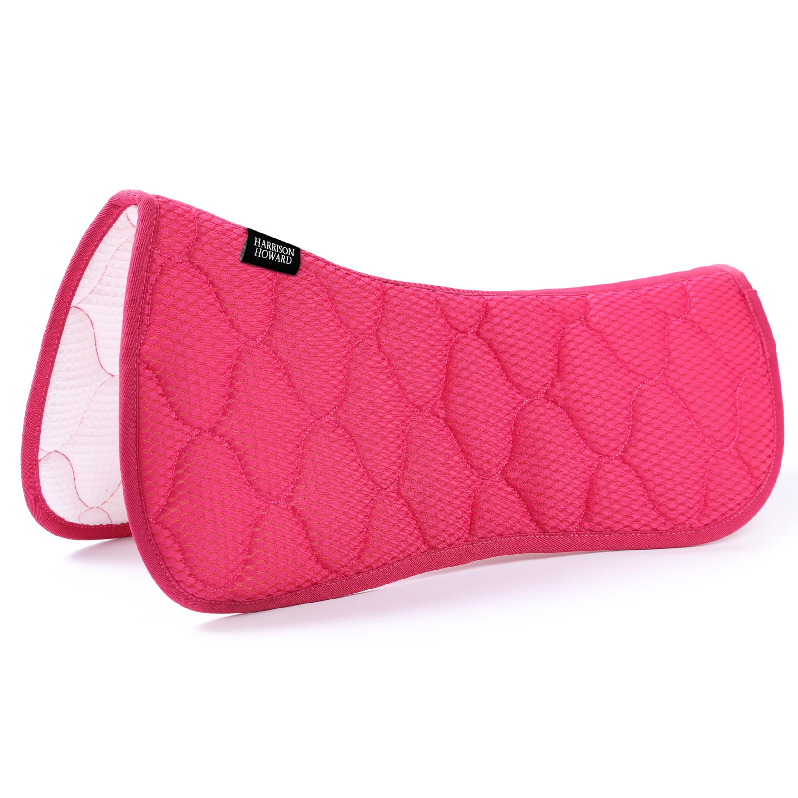Harrison Howard Mesh Riding Half Pad for English Saddle Comfortable Cushioning Reduce Pressure on Horse’s Back