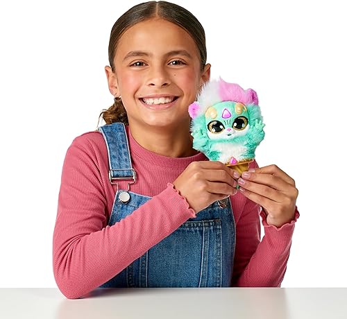 Miniatura 8 de Magic Mixies - Lámpara Magic Genie con juguete de peluche interactivo de 8 pulgadas, más de 60 sonidos y reacciones, despliega un Genie Mixie,