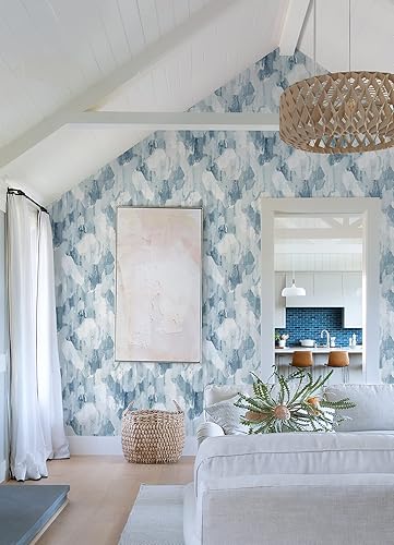 Miniatura 2 de Papel pintado abstracto azul Mahi