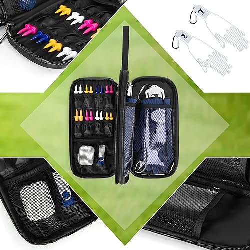 Miniatura 5 de Organizador de maletero de golf y soporte para guantes de golf