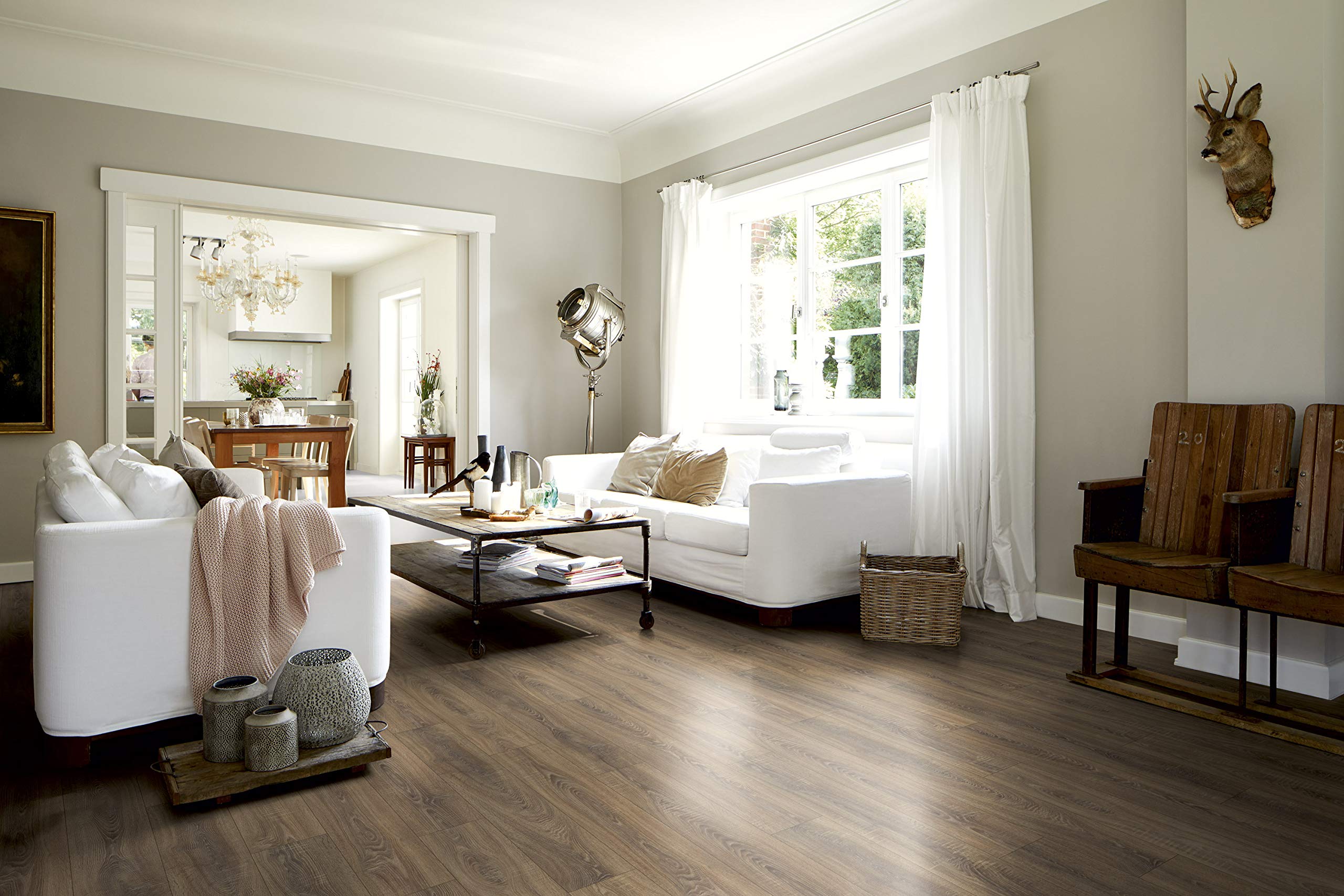 egger toscolano oak tobacco Egger Home EHL077 Toscolano Oak Laminate Floor, Tobacco (10 mm, 1.746 m²),  Authentic Wood Look, Easy Installation with CLIC It System: Practical and  Value-Resistant : Amazon.co.uk: Beauty