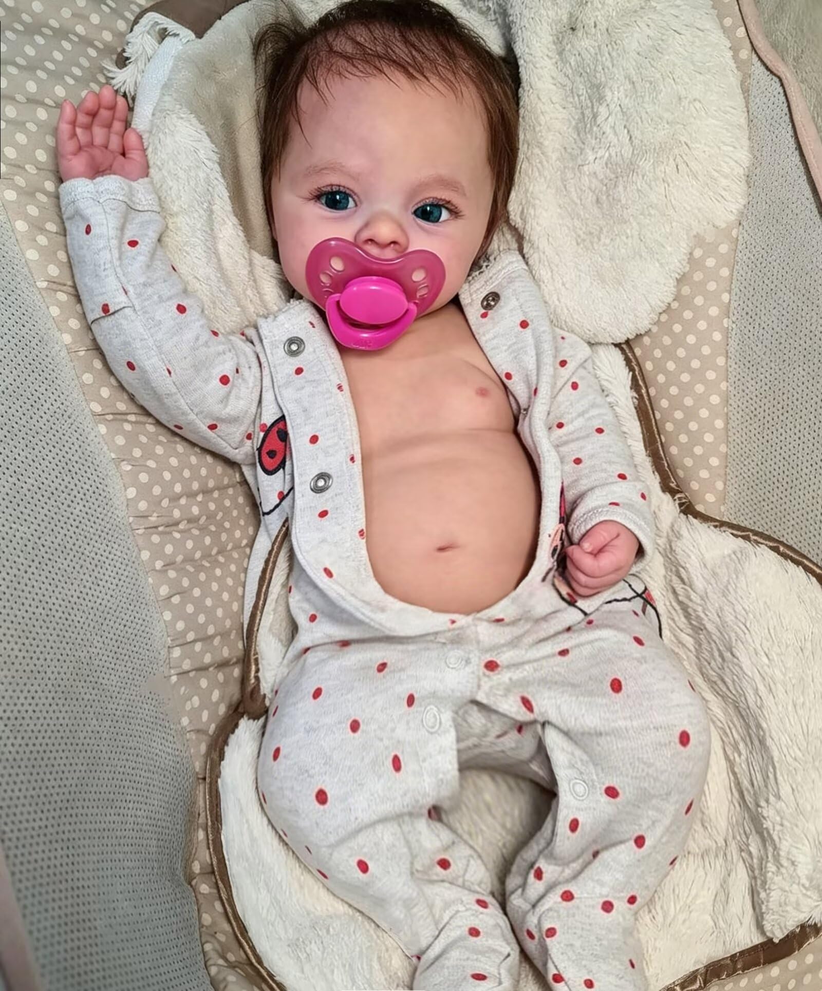 Zero Pam Reborn Baby Dolls Silicone Full Body 18 in Waterproof Anatomically Correct Girl Silicone Baby Doll Reborn Babies that Look Real Realistic Babys Doll