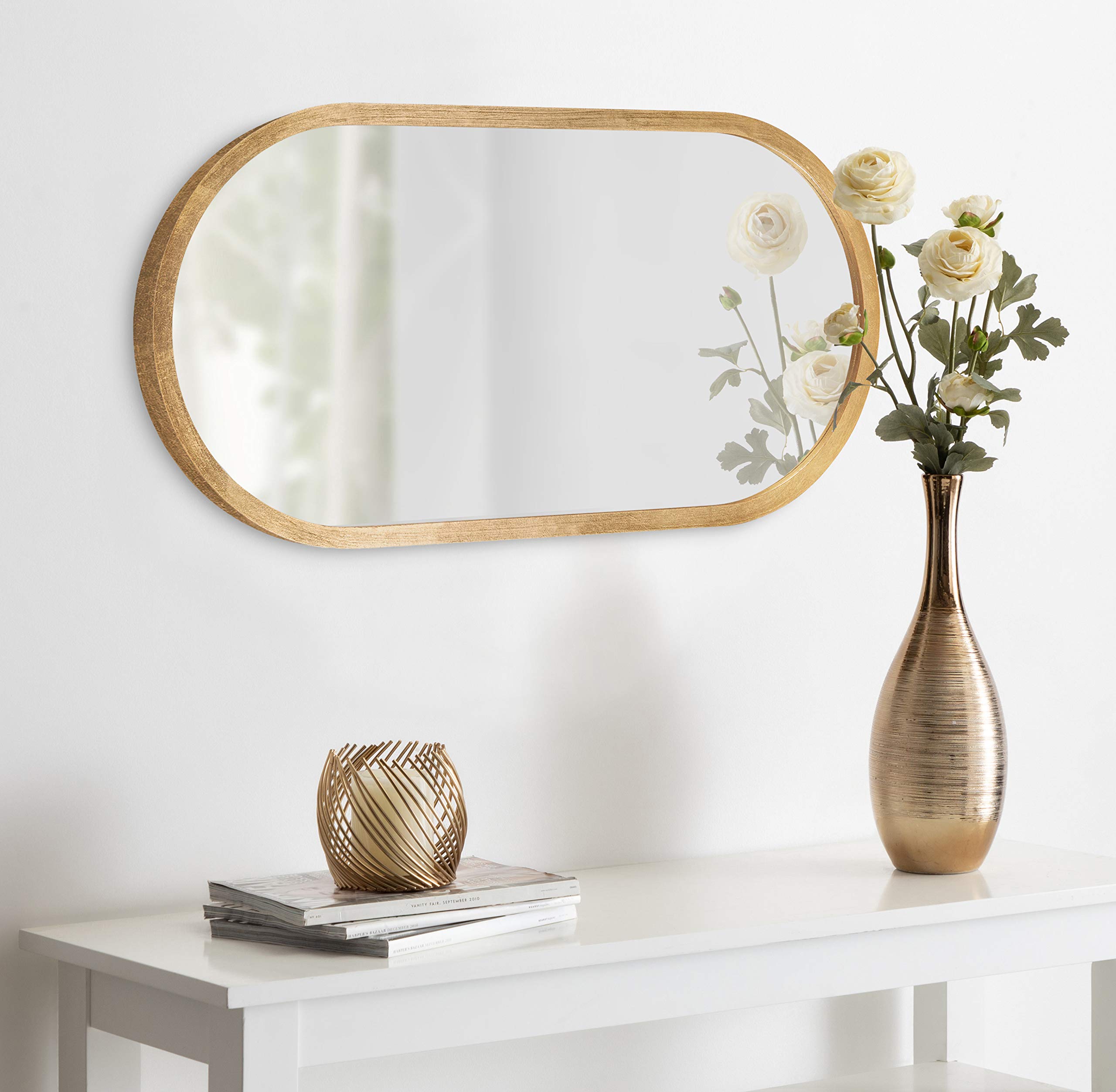 Amazon.com: Kate and Laurel Travis Modern Capsule Wood Framed Wall
