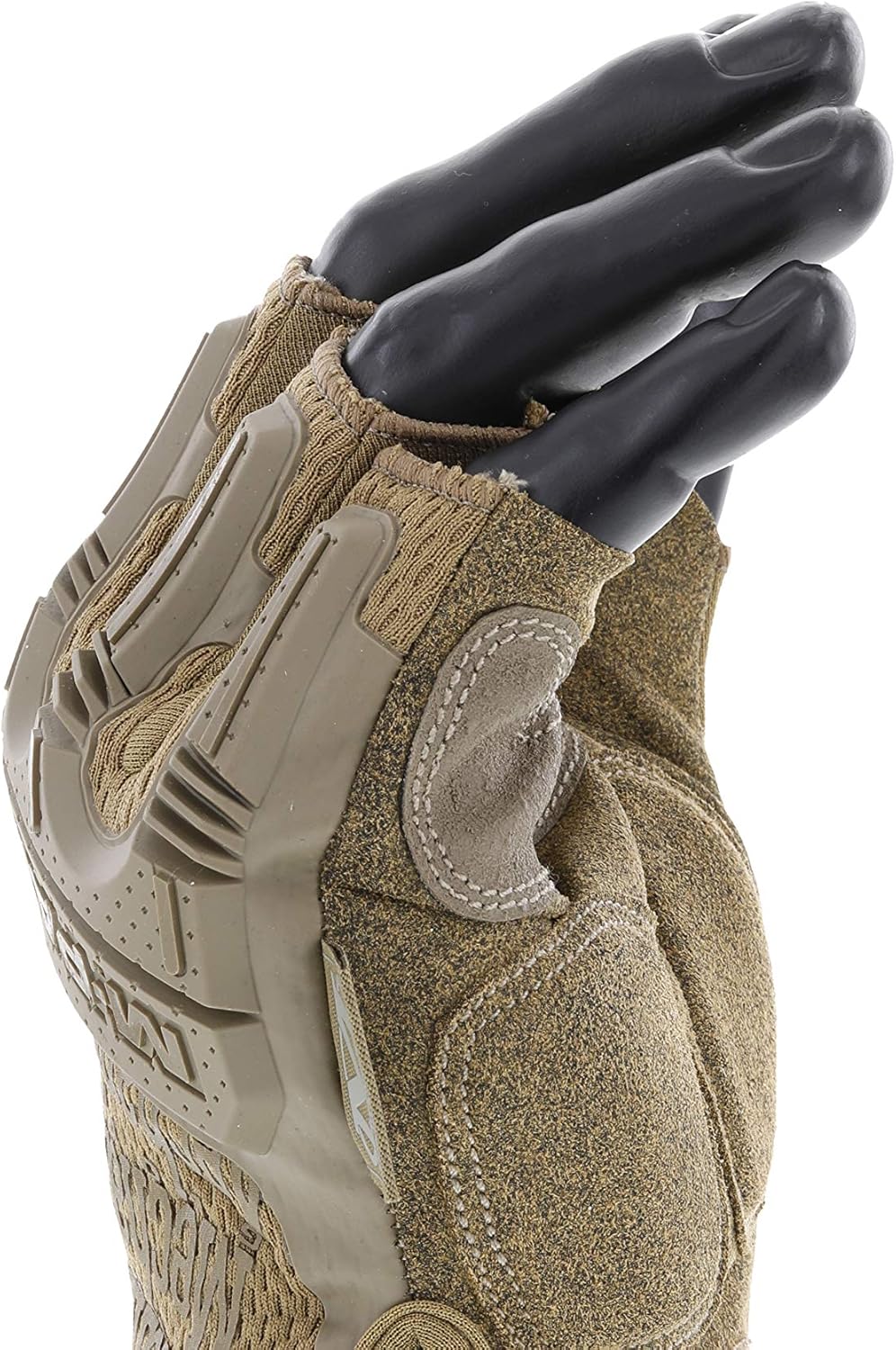 Mechanix Wear MFL-72-011 Work Gloves, M-Pact Fingerless, Coyote Brown, XL, Touchscreen Compatible, EN388:3121XP, EN13594 Compliant, Washable, Authentic Japanese Product