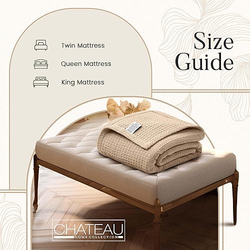 Miniatura 4 de Mantas de tamaño King para cama, mantas suaves y ligeras de tejido gofre, mantas para niñas, manta grande, mantas de invierno, mantas refrescantes,