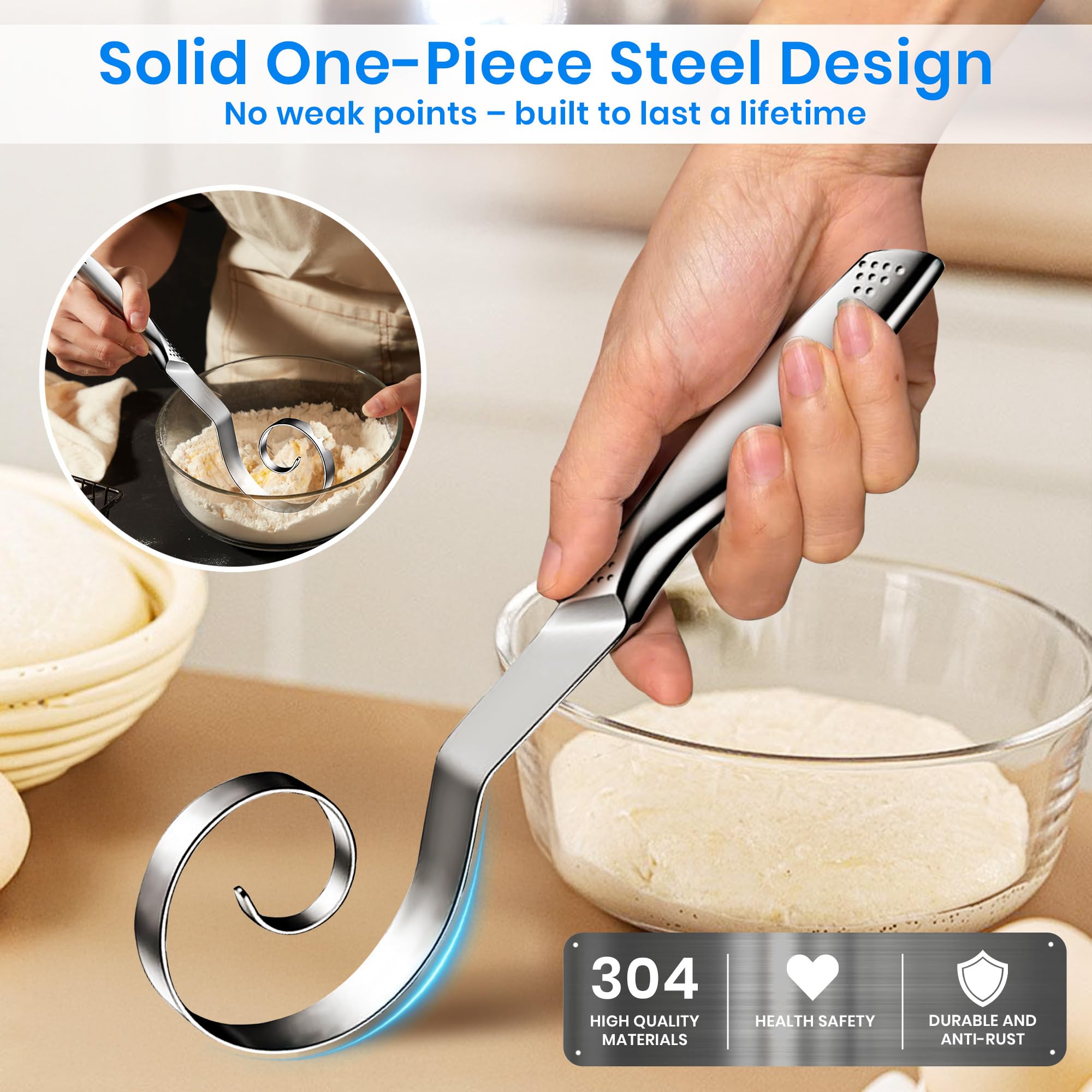 Seamless Danish Dough Whisk 10