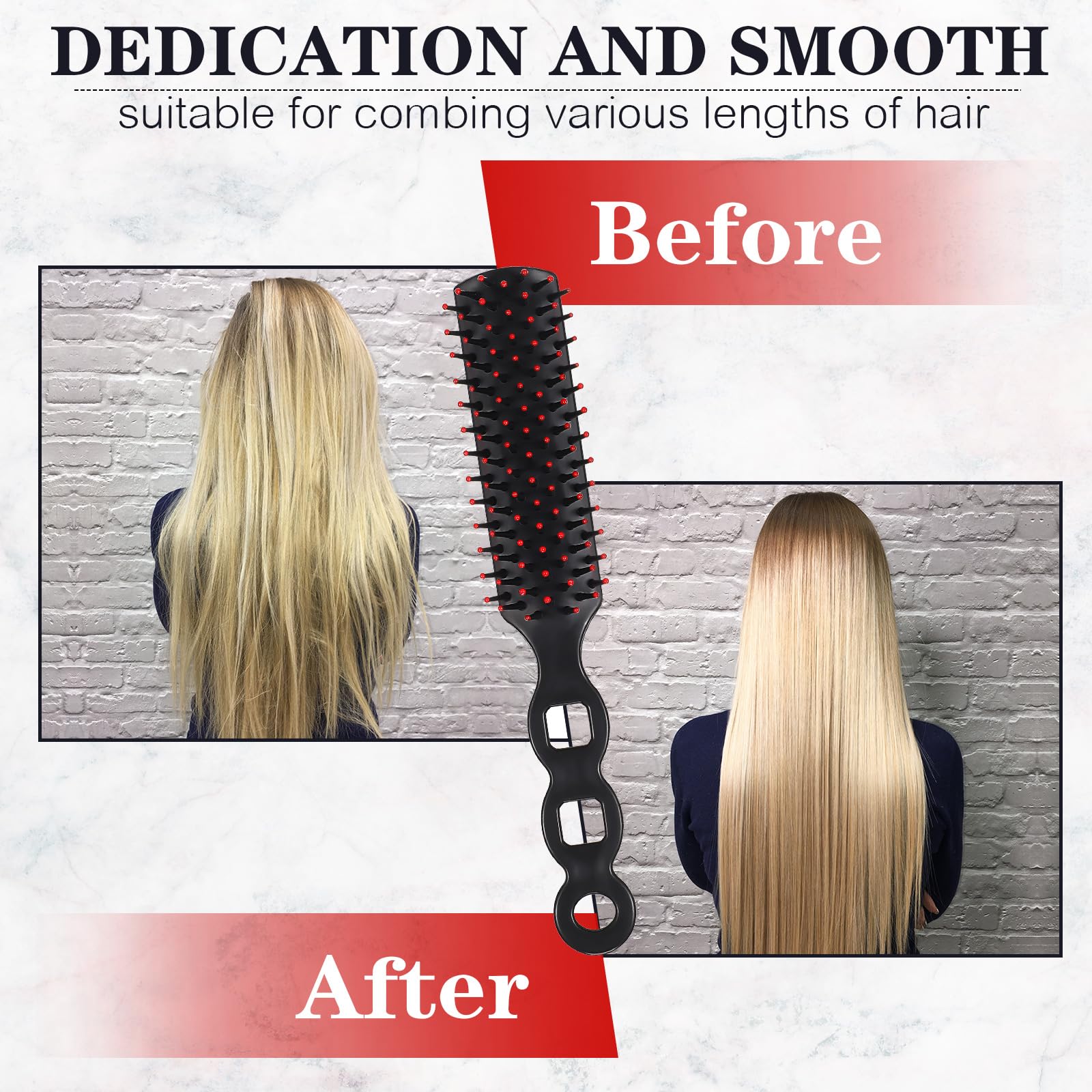 400 cepillos de pelo a granel para personas sin hogar, cerdas envueltas individualmente, cepillo de pelo para cabello rizado, adecuado para refugios sin hogar, hotel, hogar de ancianos, iglesia