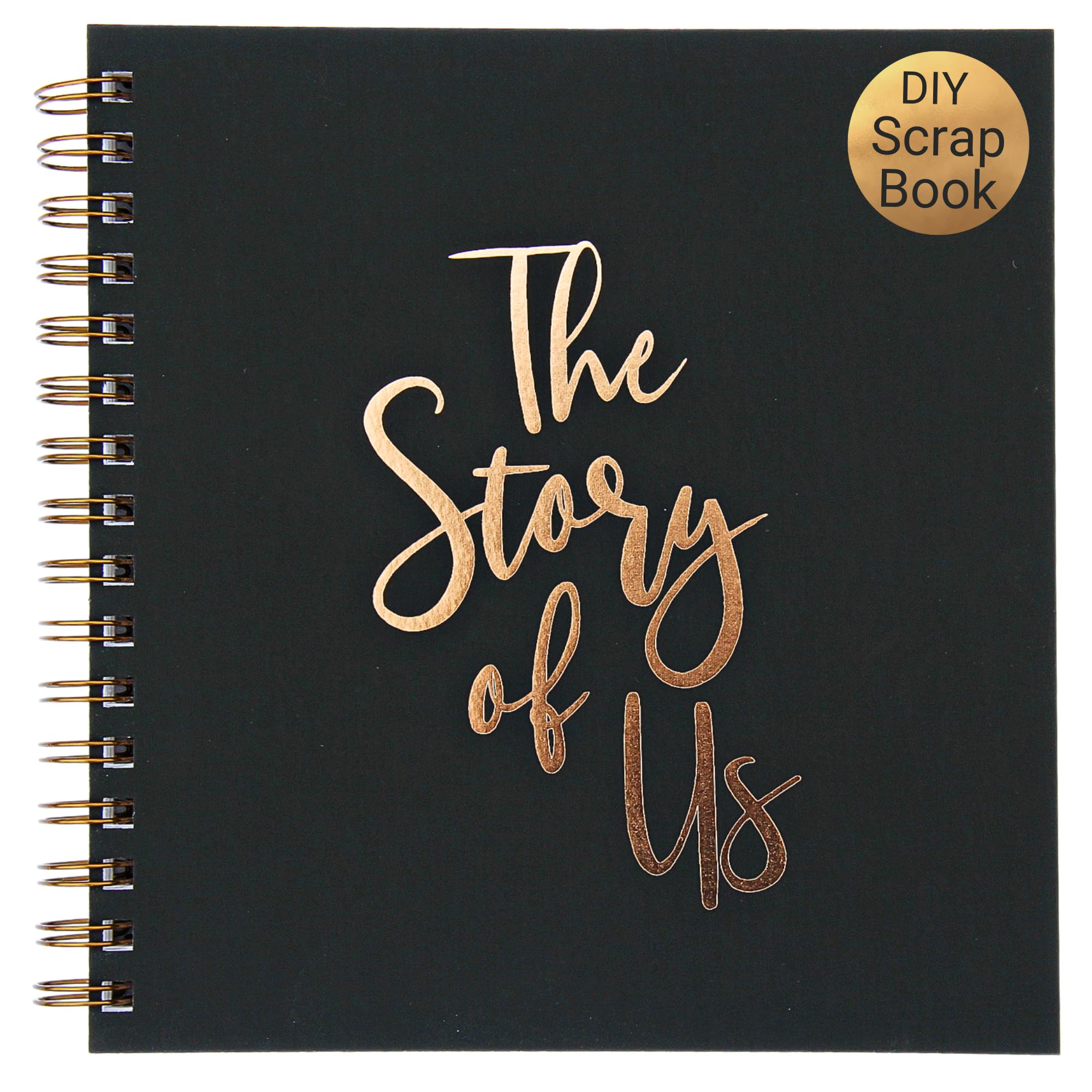 Story Of Us Scrapbook Album For Couples. Engagement Gift For Couple, Memory Book For Girlfriend, Anniversary, Wedding Scrap Book Keepsake, Proposal Meaningful