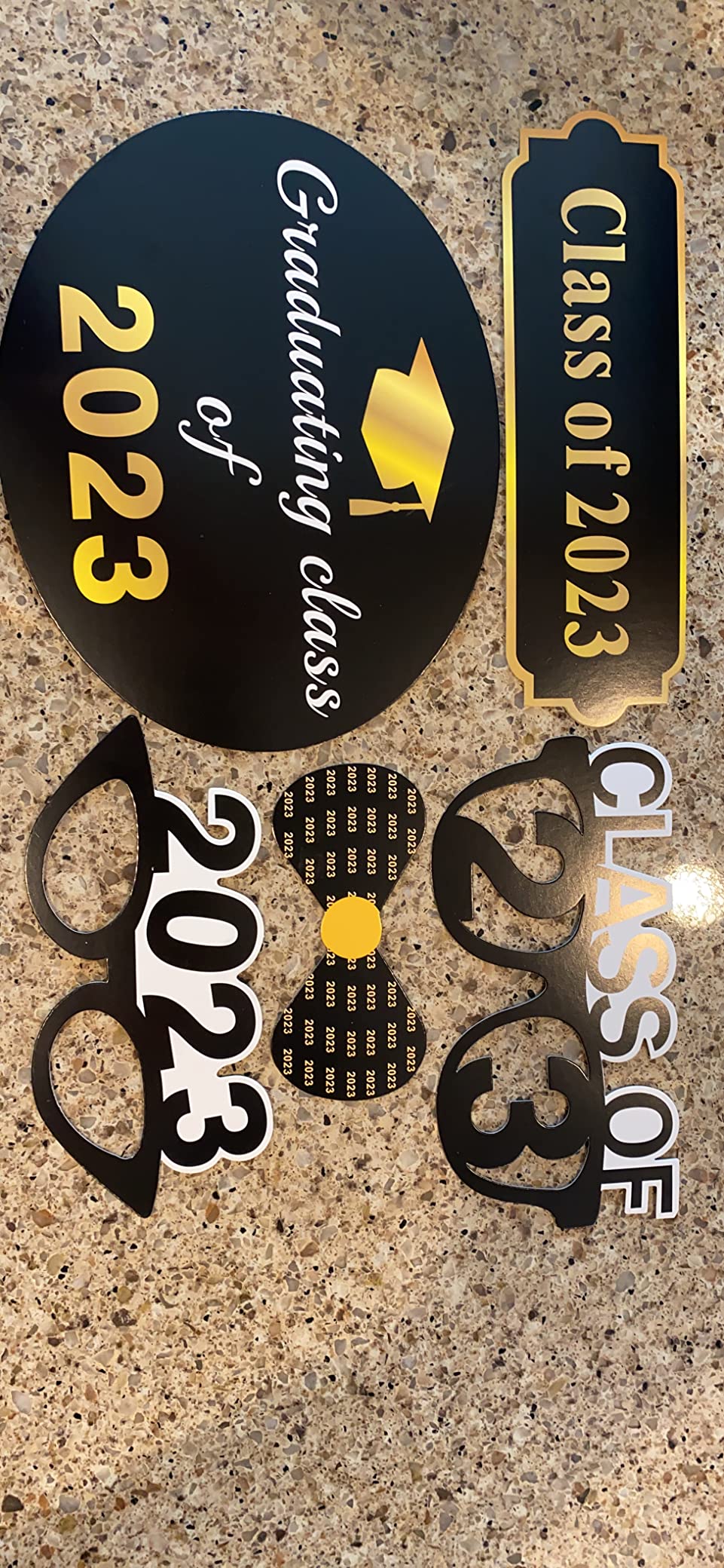 $2/mo - Finance Graduation Photo Booth Props (50Count), Konsait Large ...