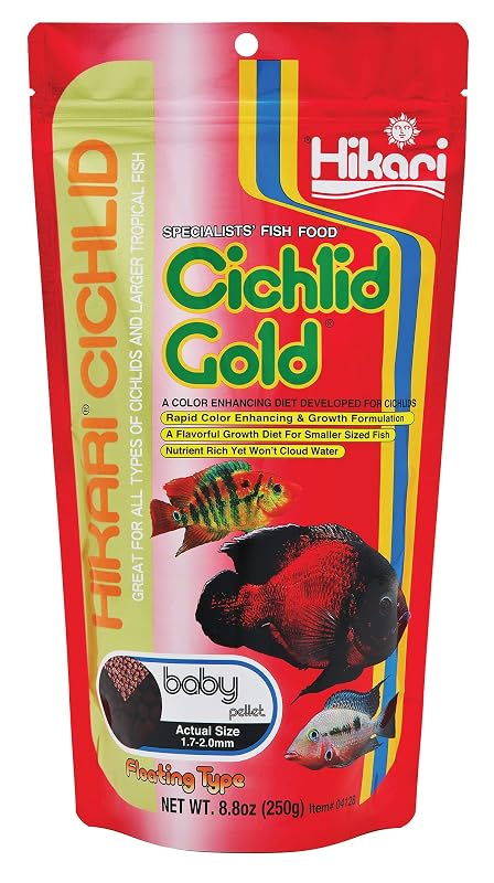 Ração para Ciclídeos Hikari Cichlid Gold em Pellets Flutuantes, 249 g