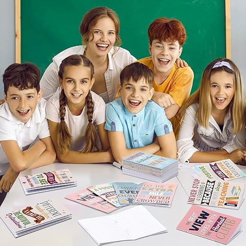 Miniatura 6 de 30 blocs de notas inspiradores bohemios, mini cuadernos motivacionales, a granel, arcoíris, portátil, de bolsillo, cuadernos, regalos, coloridos