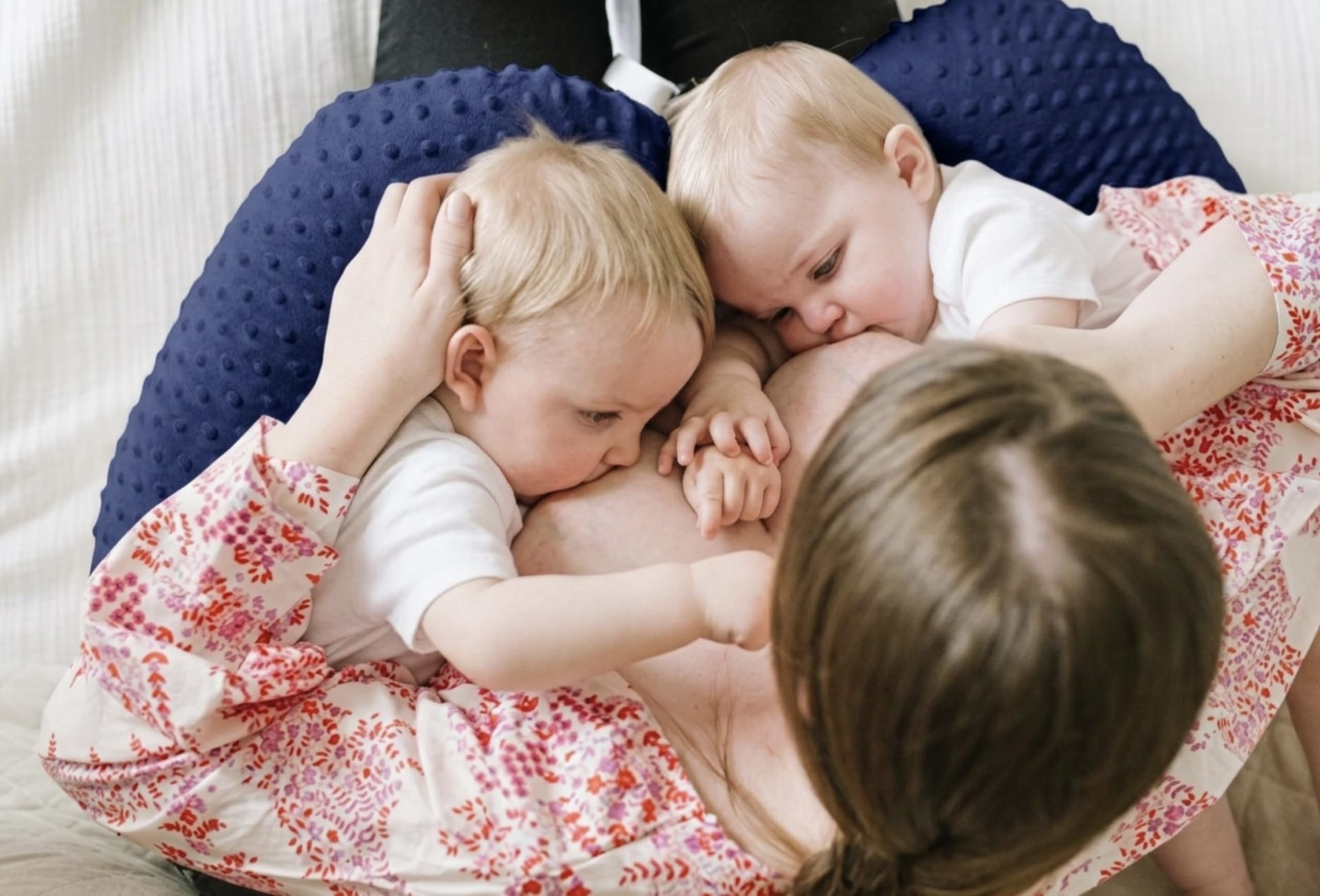 Amazon.com : Twin Z Pillow Navy 6 uses in 1 Twin Nursing Pillow