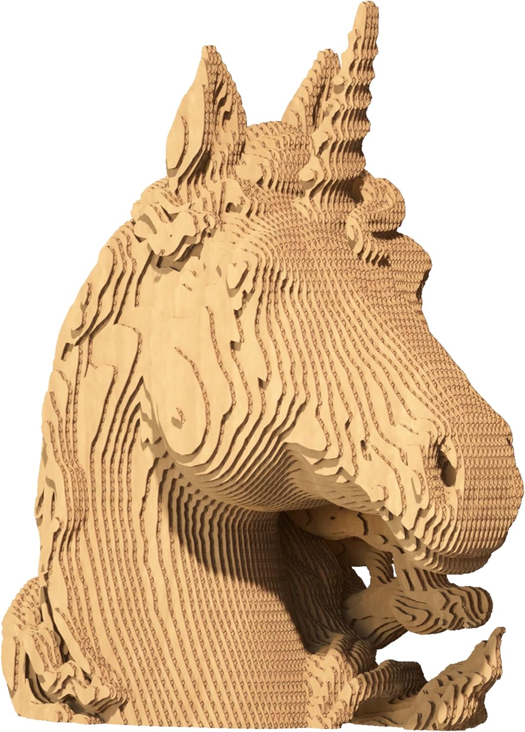 3D Puzzle Model Kit – Unique Gift for Teens, Adults, Kids, Women, Men - Recyclable Cardboard 3D Puzzle Turns Into Unicorn Charming Home Decor
