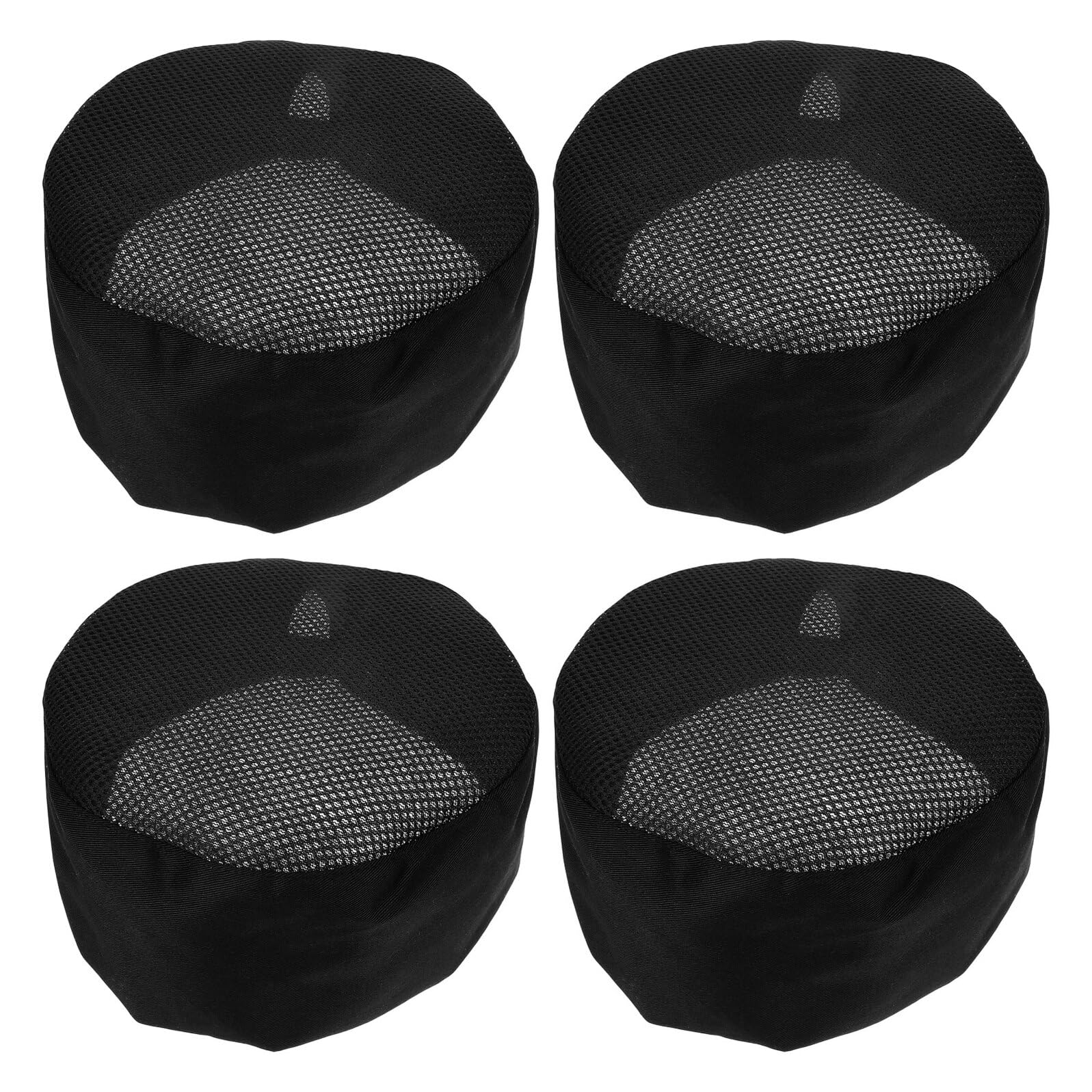 Didiseaon 4 Piezas Gorro de Chef para Cocinar Gorro de Malla Transpirable para Hombre y Mujer de Chef para Cocina Profesional