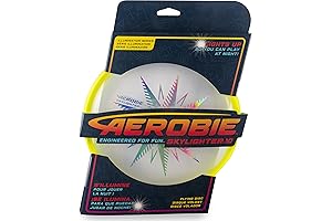 Aerobie LED Skyligher Skylighter Disc - A Night-Illuminating Flying Disc for Enhancing Outdoor Playtime