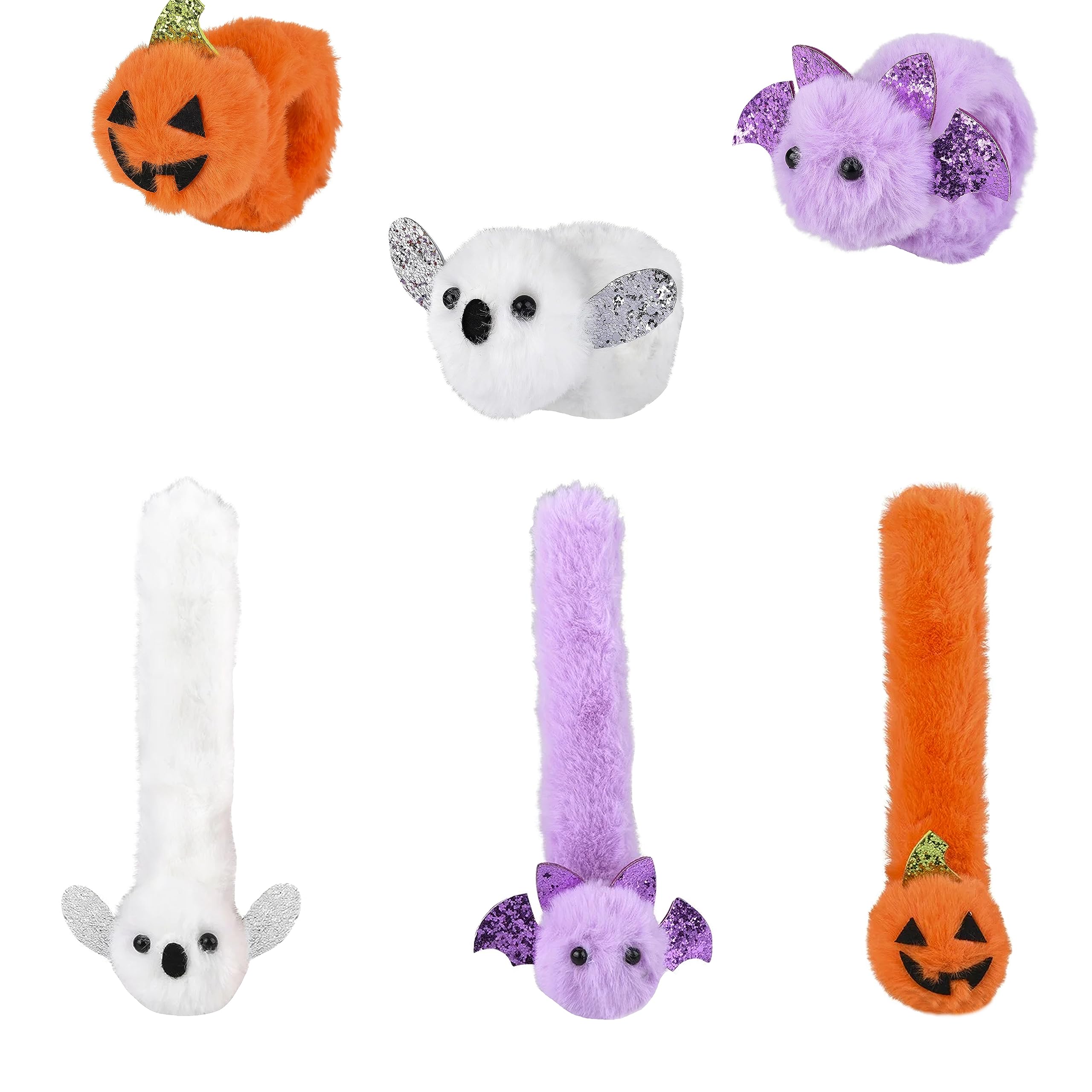 Jarbins Stuffed Animal Slap Bracelets - Fun Party Favors For Kids With Safe Smooth Edges
