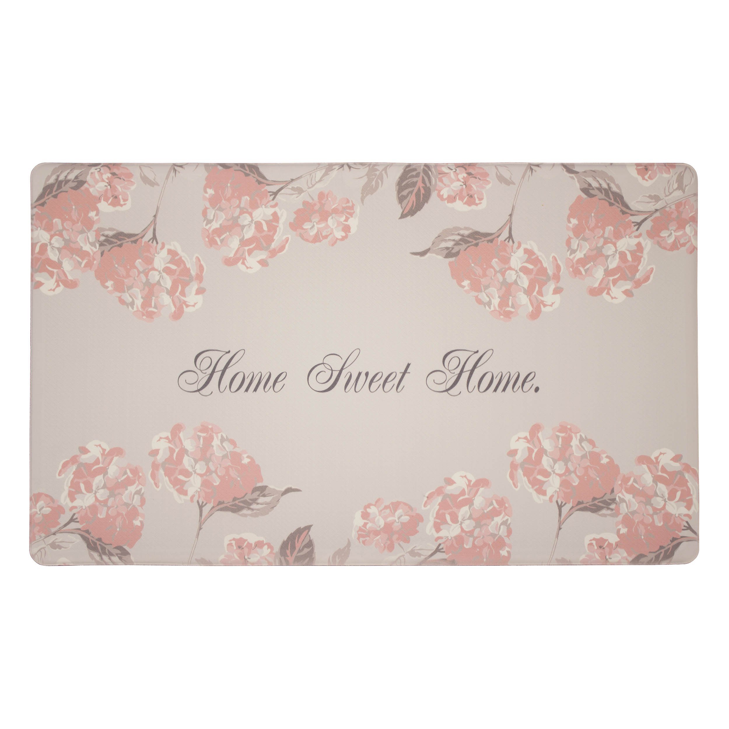 Laura Ashley – Anti-Fatigue Kitchen Mat | Almeida Floral Design | Stain, Water & Fade Resistant | Cooking & Standing Relief | Non-Slip Backing | Measures 20” x 32” | Dove Grey