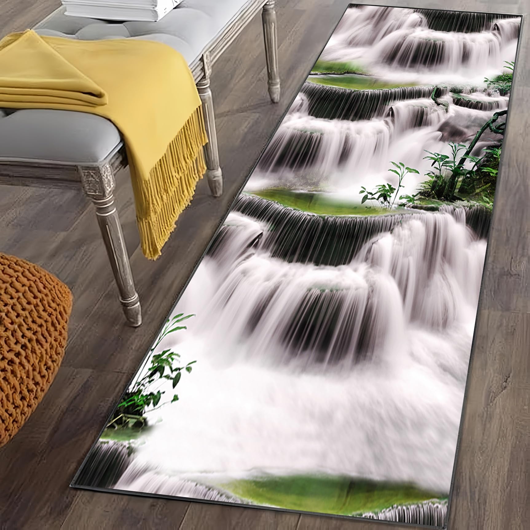 Tapis couloir long moderne antidérapant pour sécuriser et décorer les sols