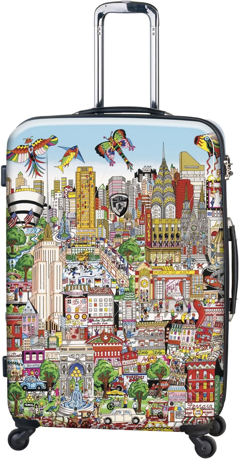 Heys Fazzino Collection - New York 30" Spinner Case Suitcase New York the Wind Beneath our Wings One Size