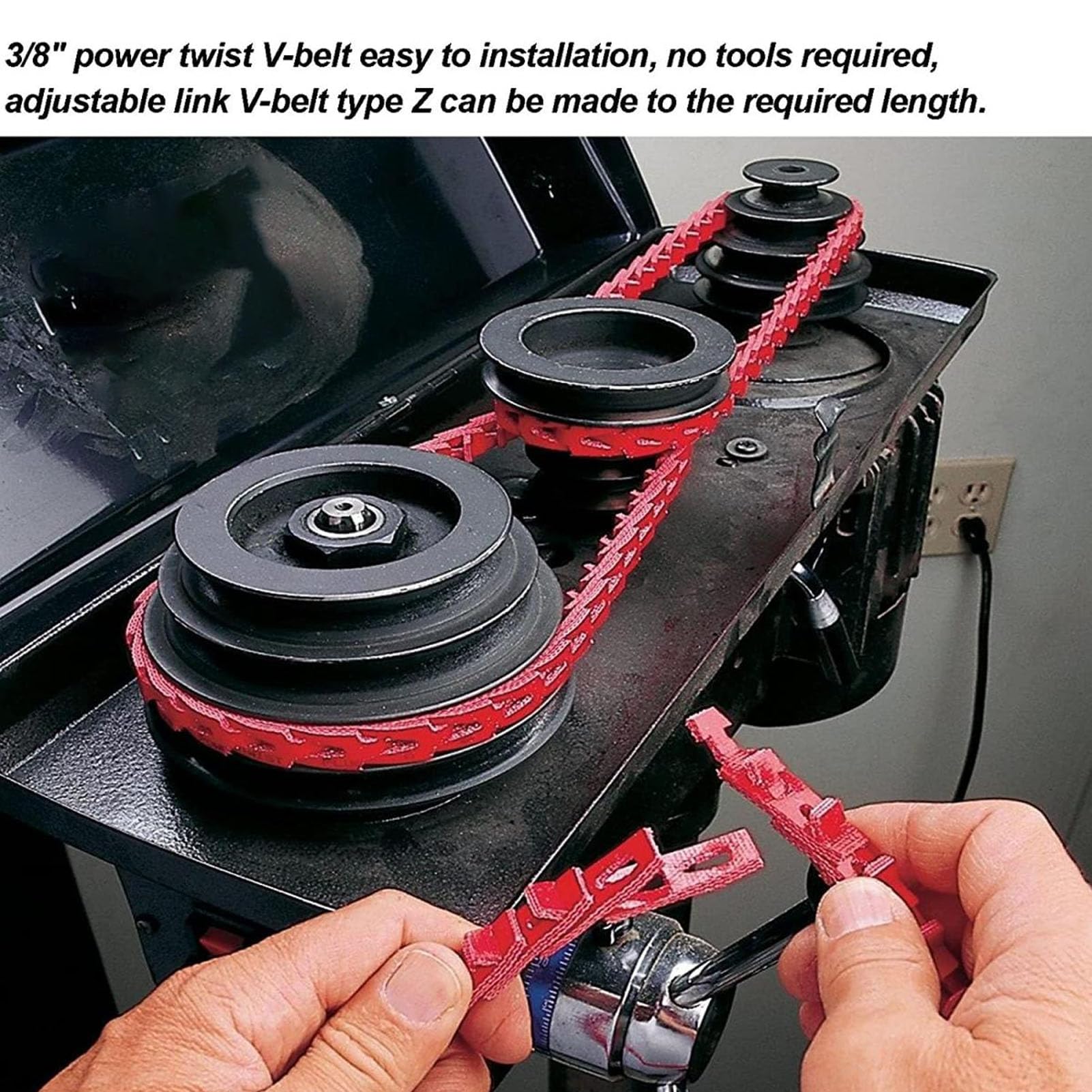 DRIVE BELT REPLACEMENT 68CM PE WATERPROOF HIGH TEMPERATURE RESISTANT BANDSAW MOTOR BELT FOR 12 INCH LATHE