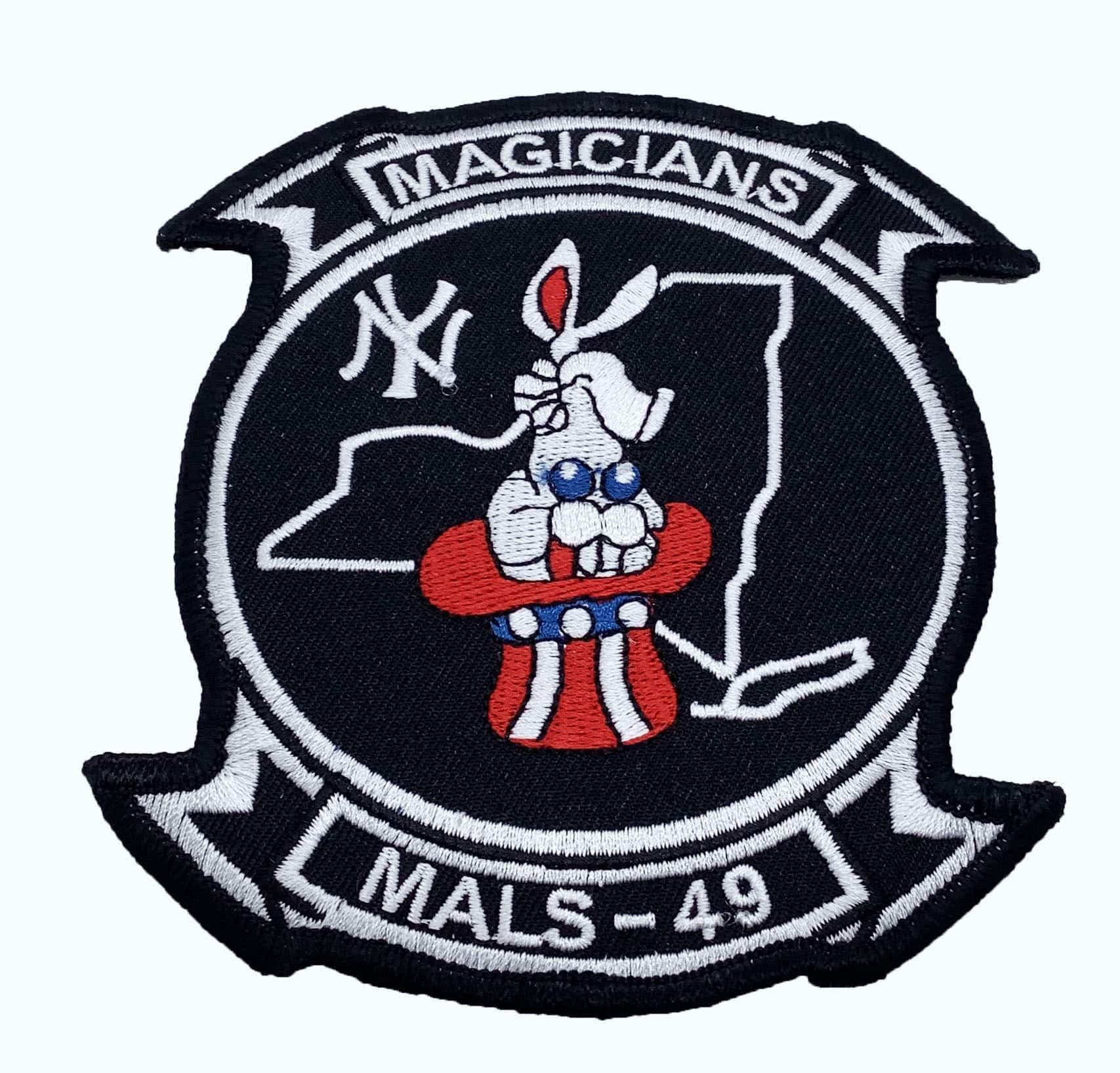 Squadron Nostalgia LLC MALS 49 Magicians Patch – Plastic Backing
