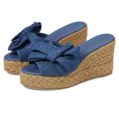 Stuart Weitzman Loveknot Espadrille Wedge Slide Women