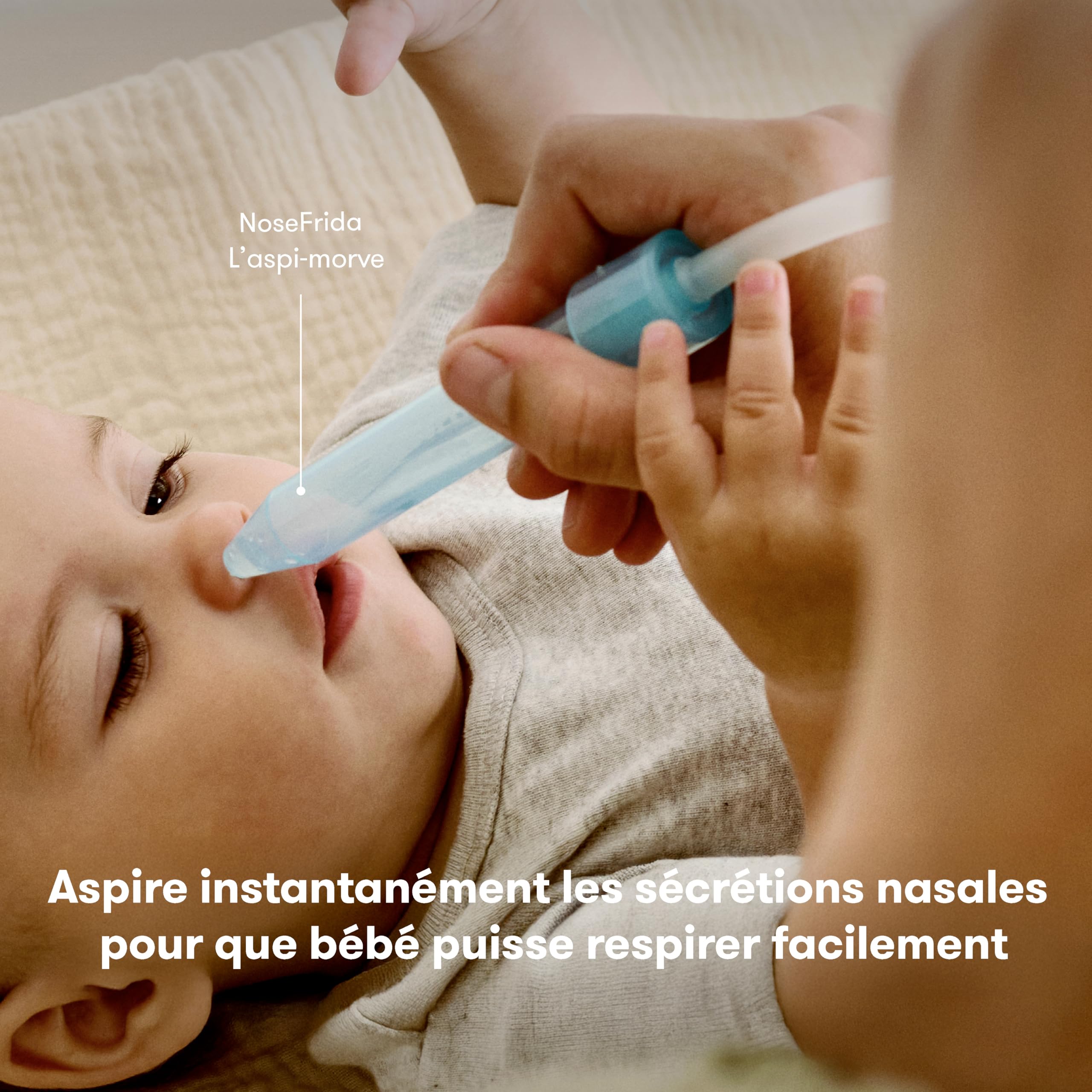 Frida Baby kit essentiels 6 pièces, comprend aspirateur nasal Snotsucker, limes à ongles NailFrida, Windi soulagement des gaz, brosse de bain DermaFrida + étui de transport en silicone